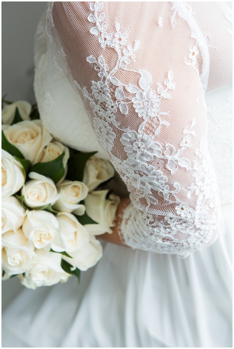 wedding gown detail hunter valley