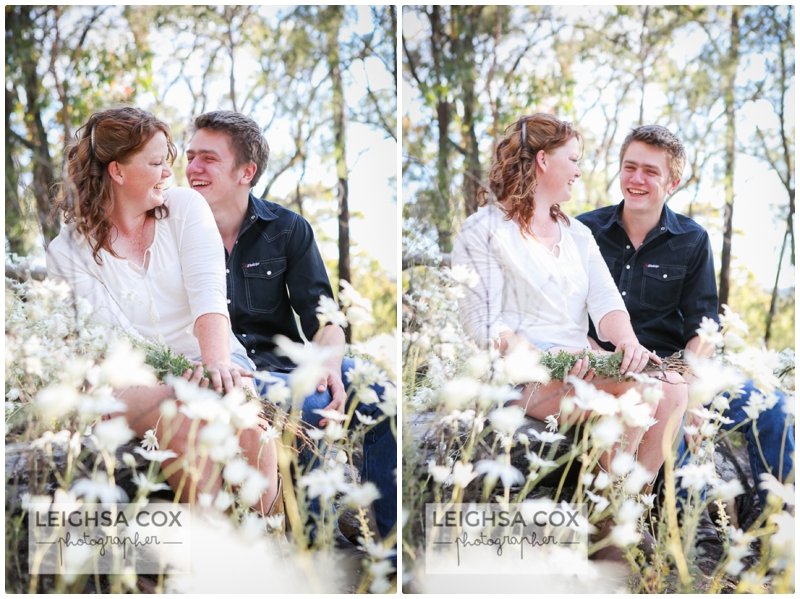 flannel flowers Engagement Session