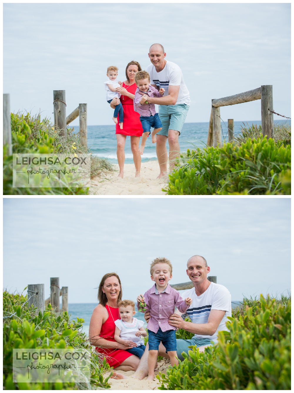 Newcastle Beach Family Portraits