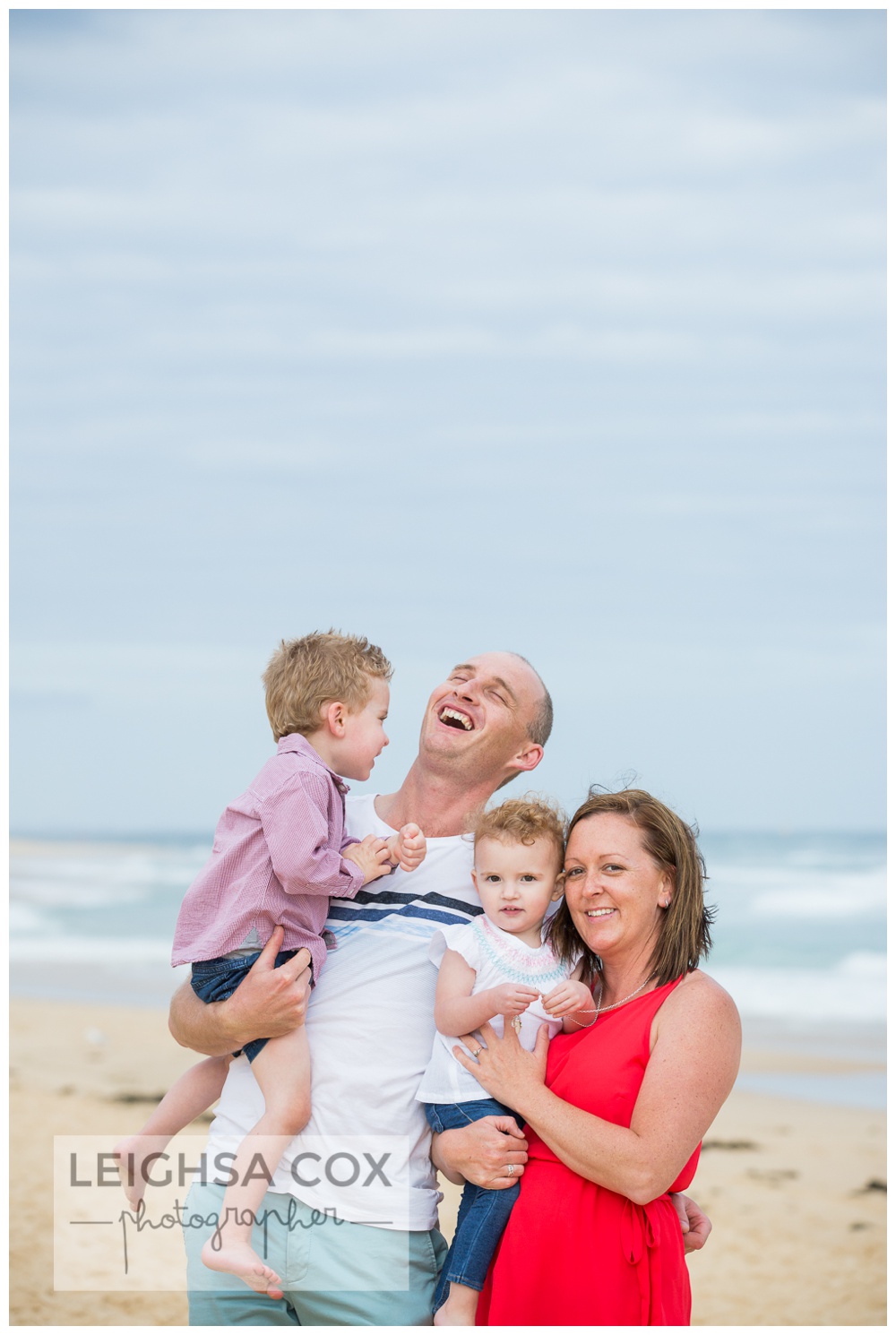 Newcastle Beach Family Portraits