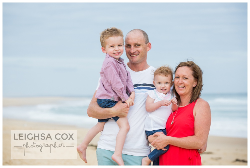 Newcastle Beach Family Portraits