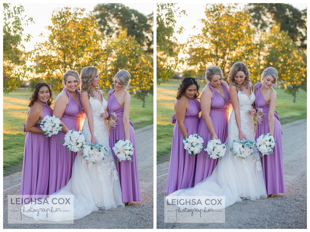 Calvin Estate bridesmaids