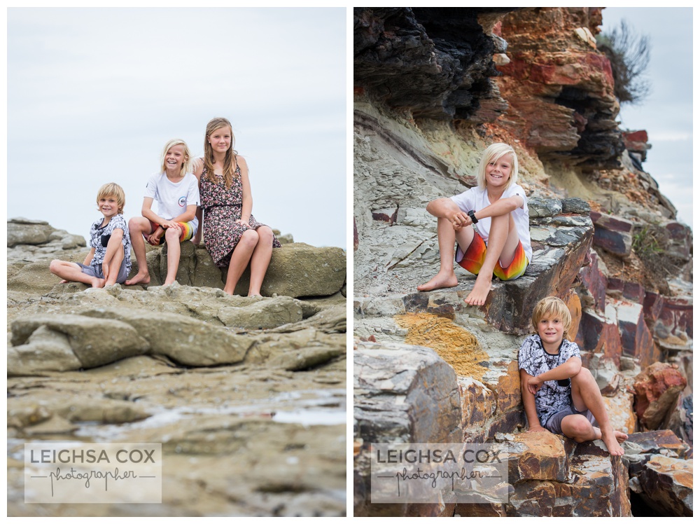 Caves Beach Family Portraits