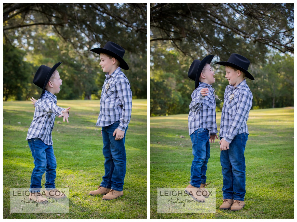 Country Wedding pageboys