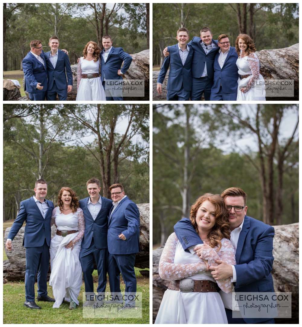 Riverwood Downs wedding bridal party