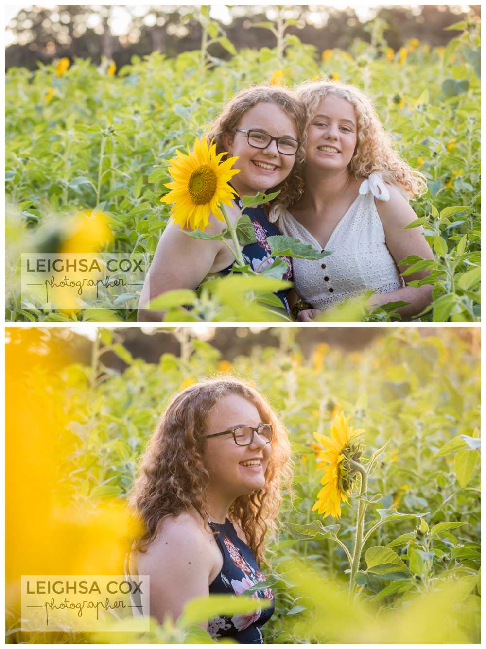 friends in the flower fields