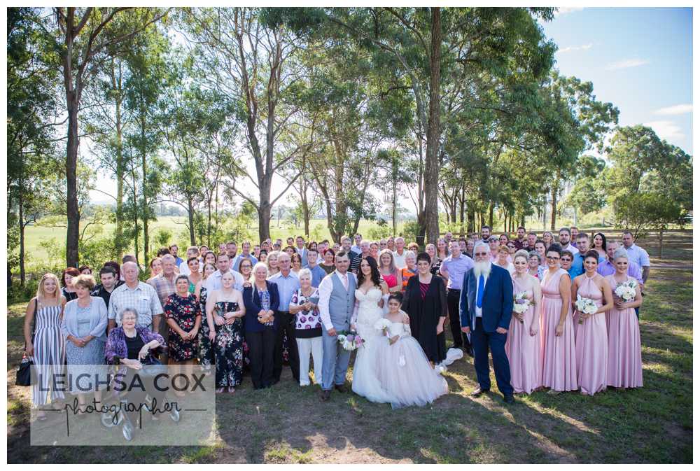 wedding guest group photo