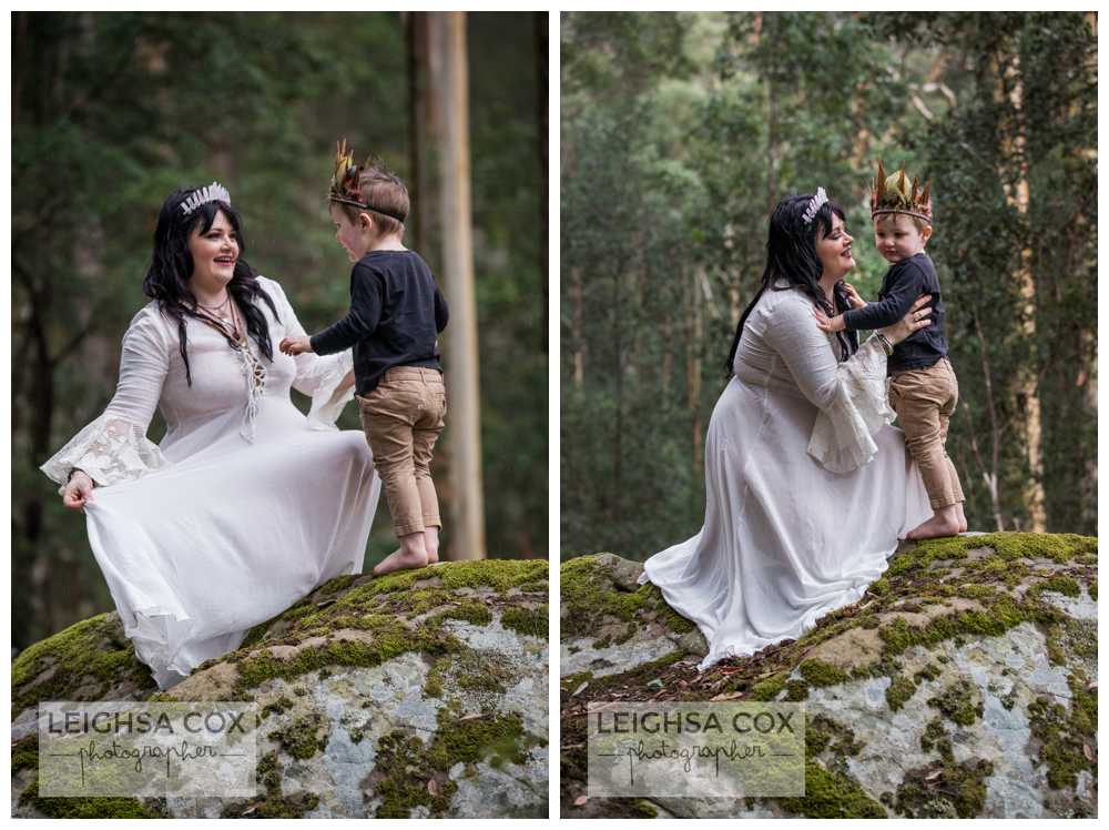 Rainforest Shoot Hunter Valley Mother son