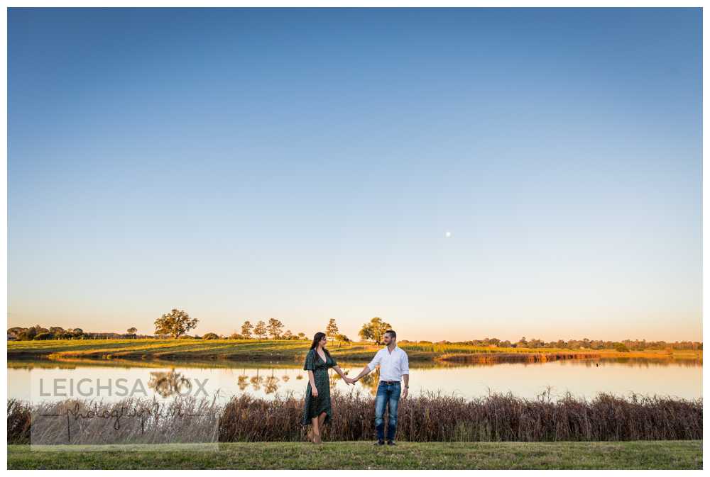 Sunset Engagement Portraits Maitland