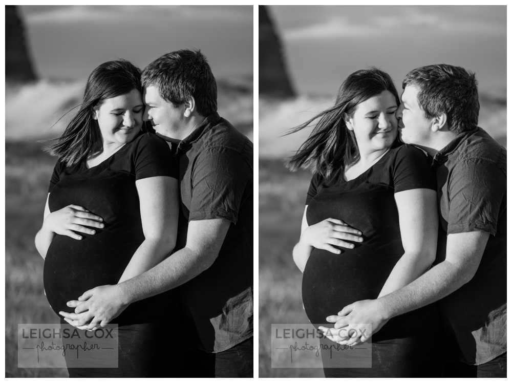 black and white Maternity Portraits