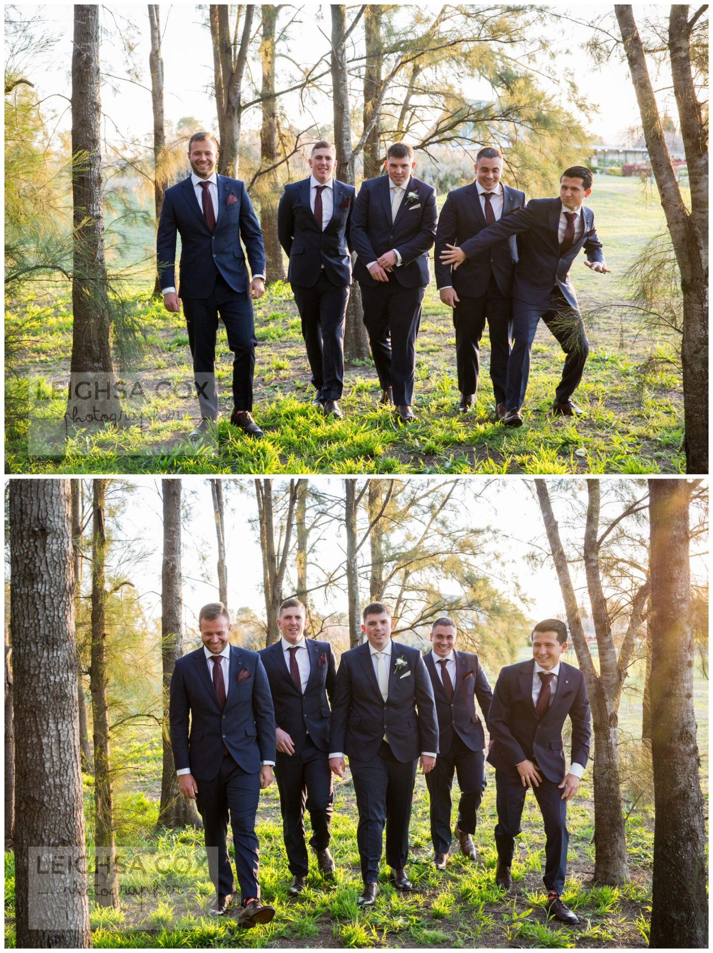 Groomsmen at perterson house