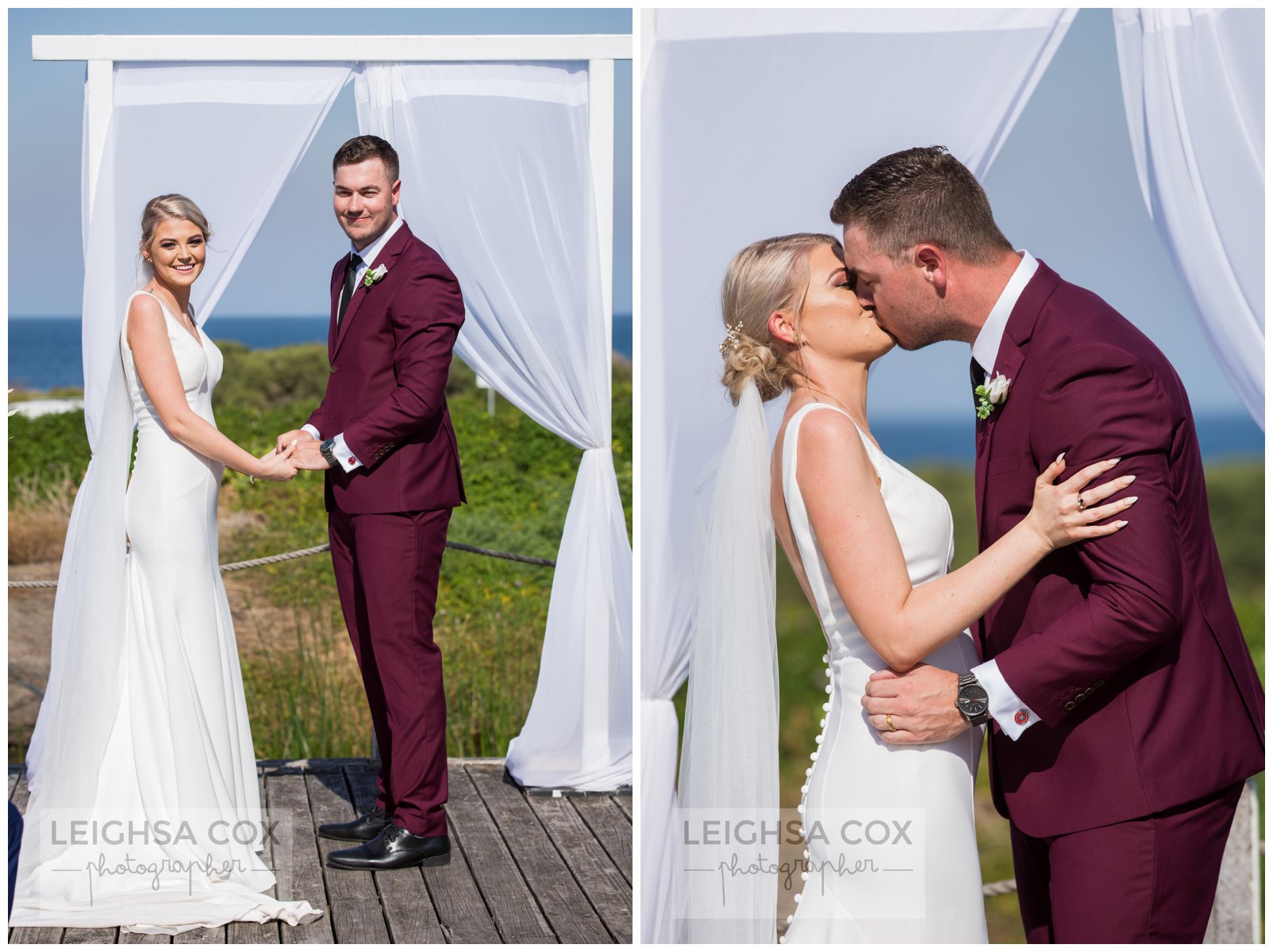 Caves Beach Resort Wedding ceremony