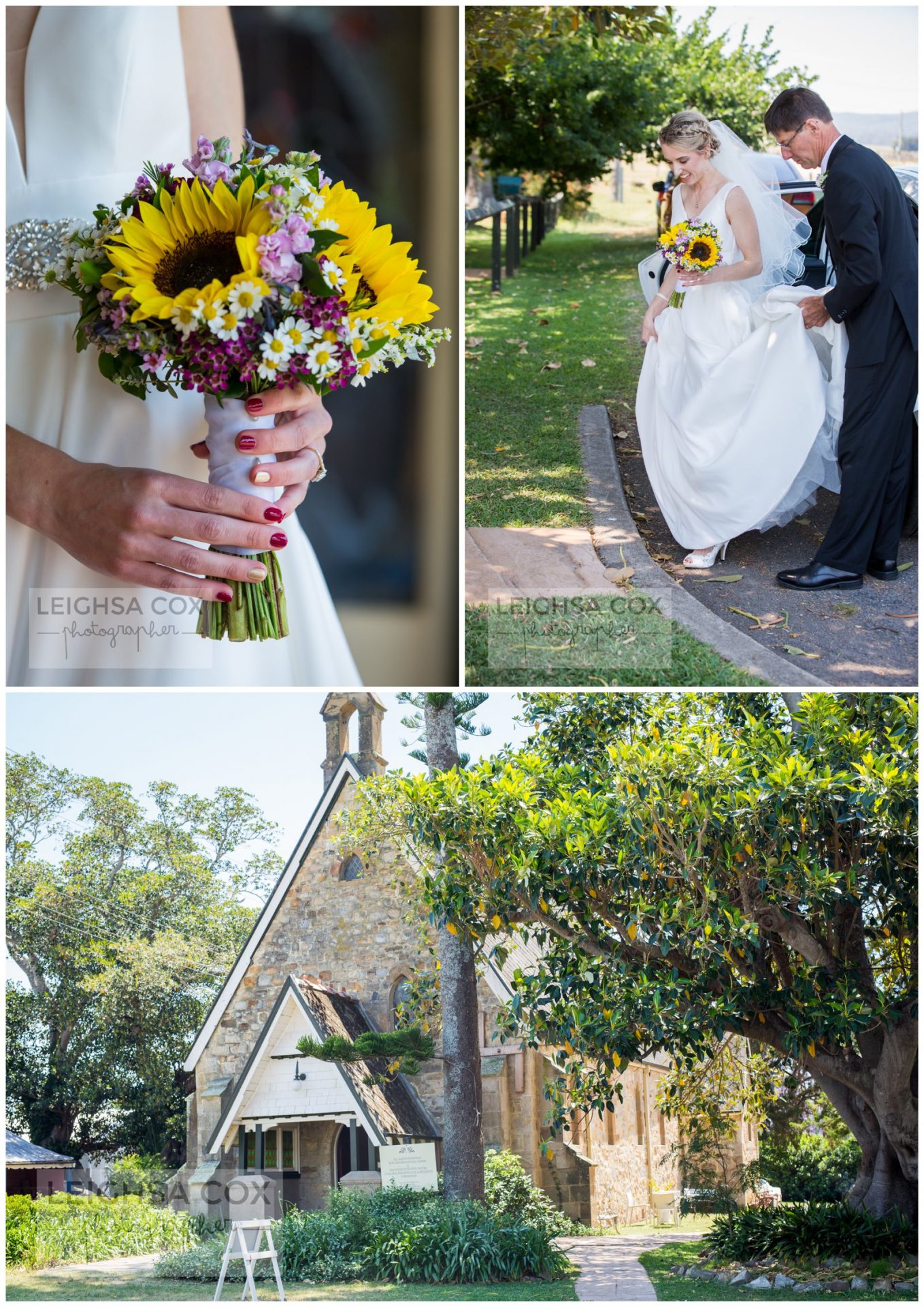 woodville bride arrival