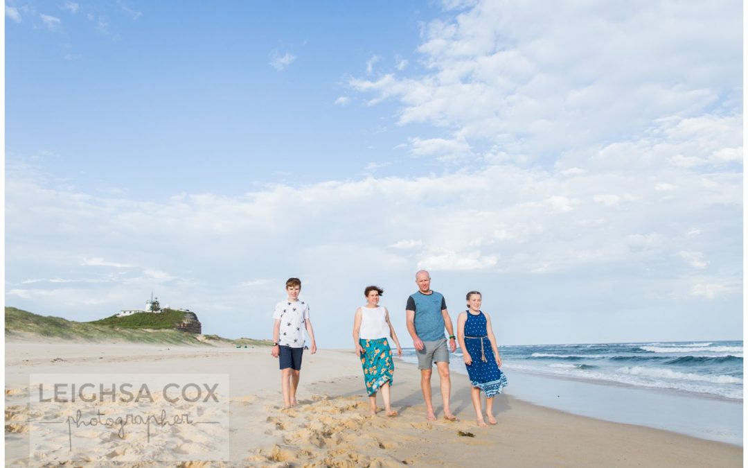 Family Beach Session Newcastle