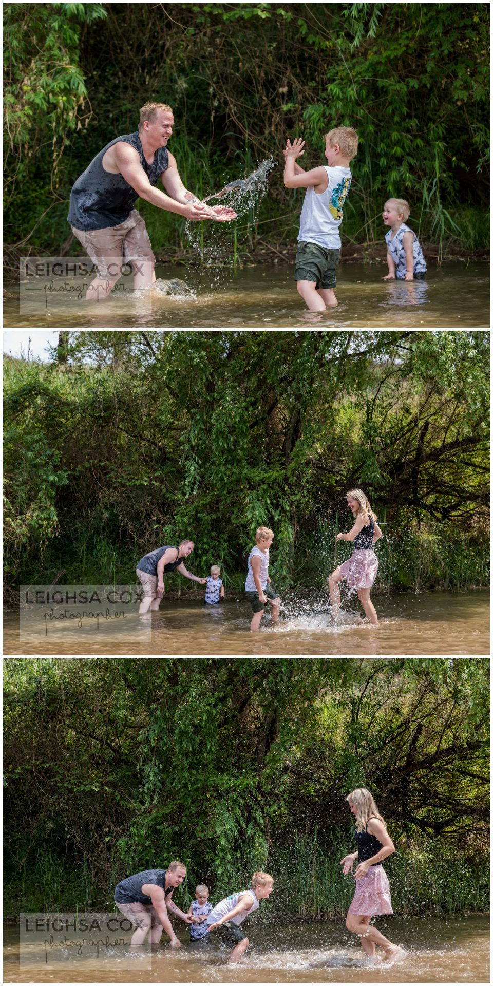 splashing River Portraits