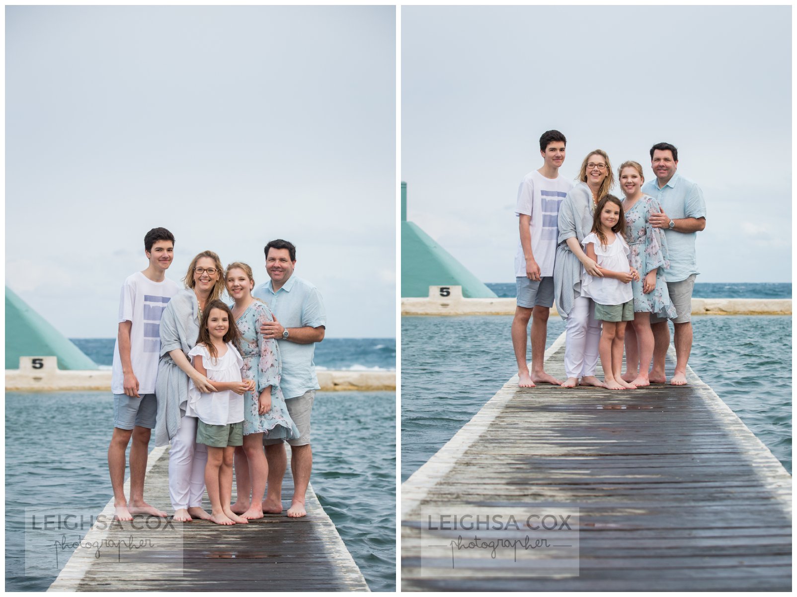 Windy Newcastle Baths Family