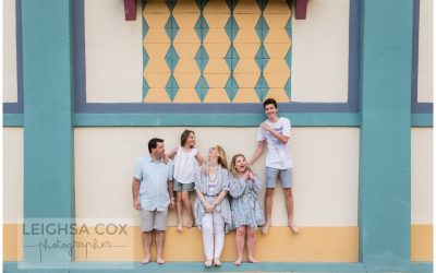 Windy Newcastle Baths Family