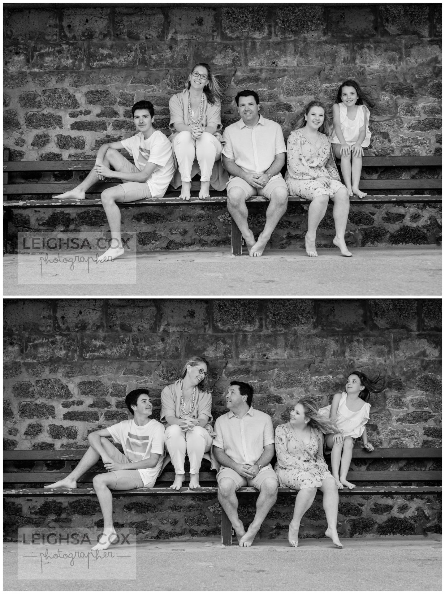 Windy Newcastle Baths Family