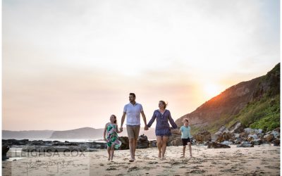 Family beach portraits – Newcastle