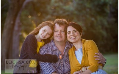 Sunset family portraits Morpeth