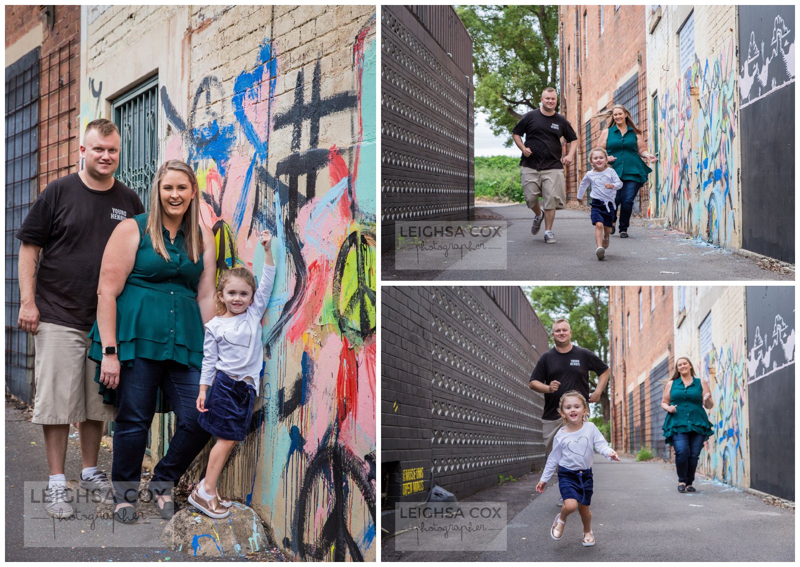 family at The levee maitland