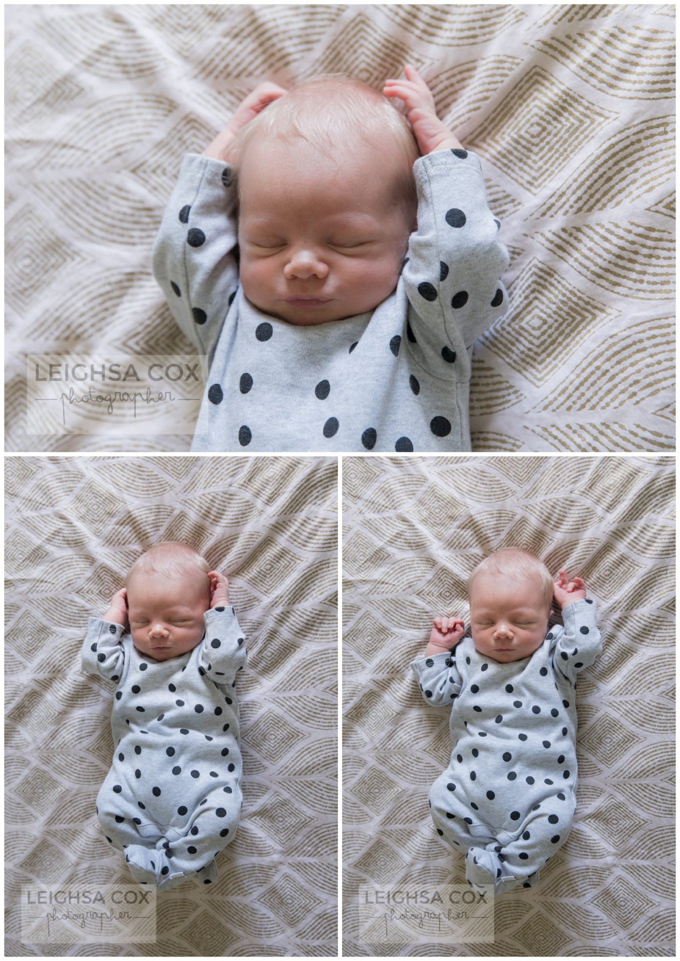 baby boy in spots newcastle newborn