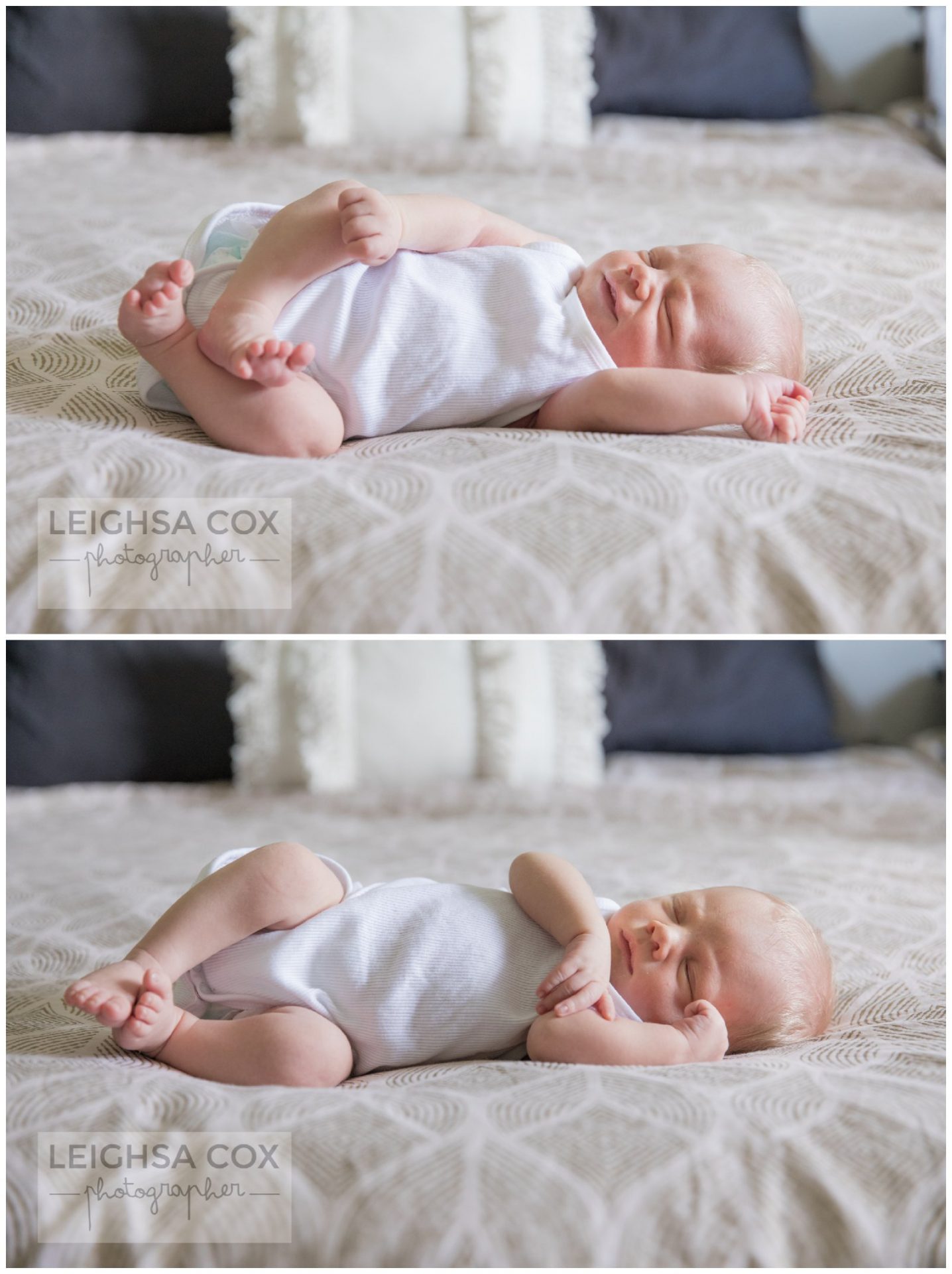 Newcastle home newborn session