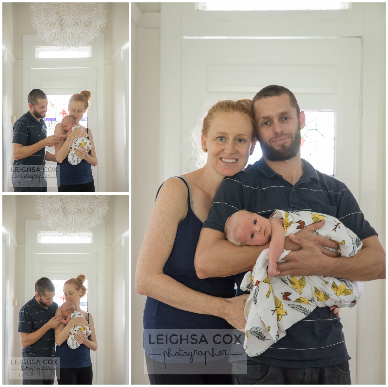 Newcastle home newborn session