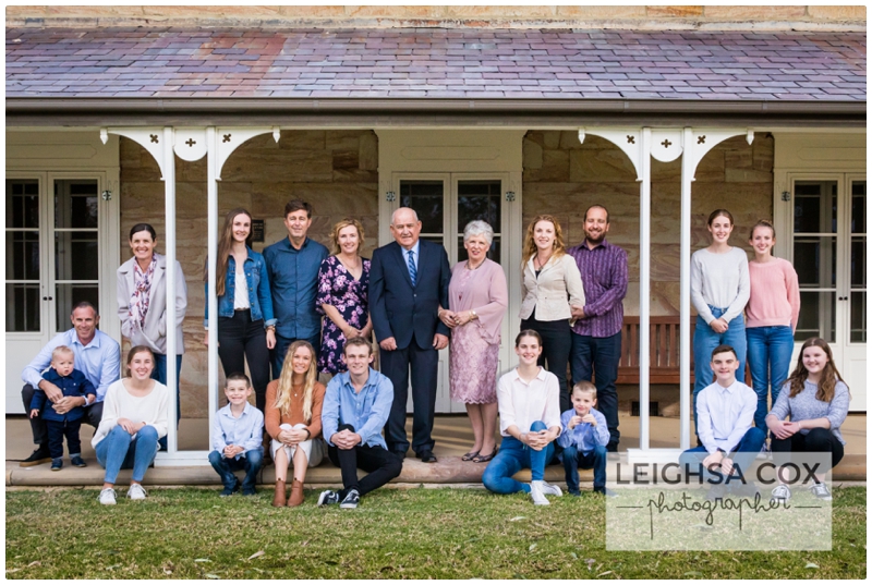 Large family group maitland family portraits