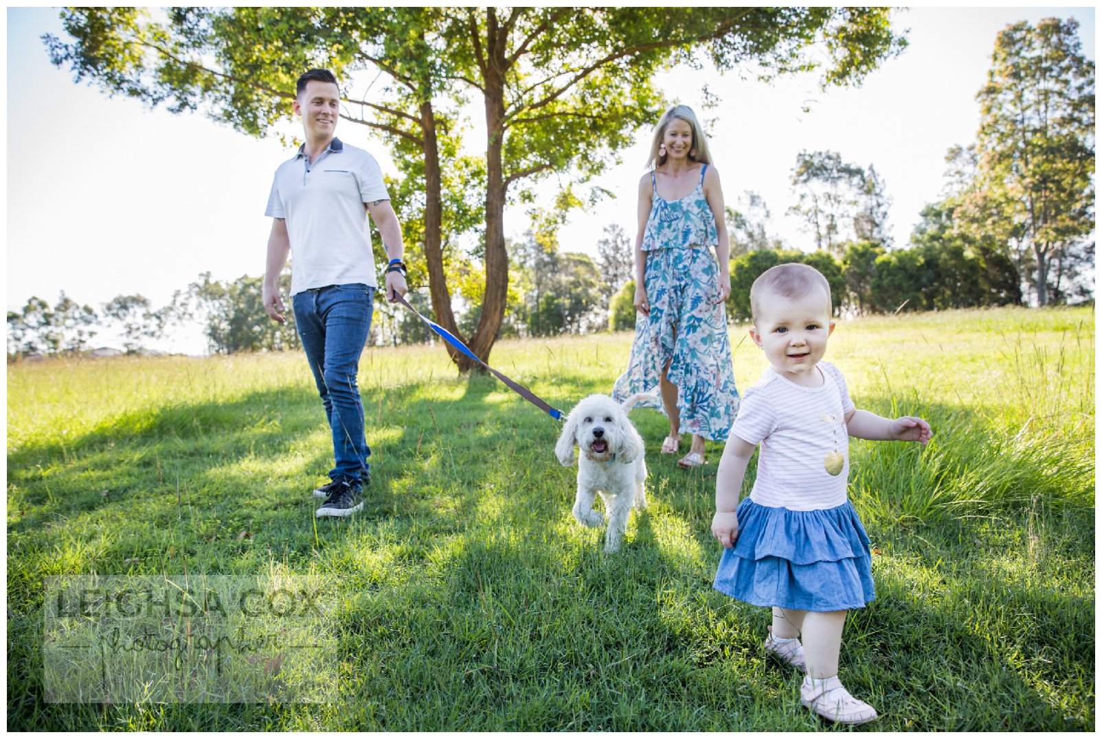 walking the dog, east maitland family