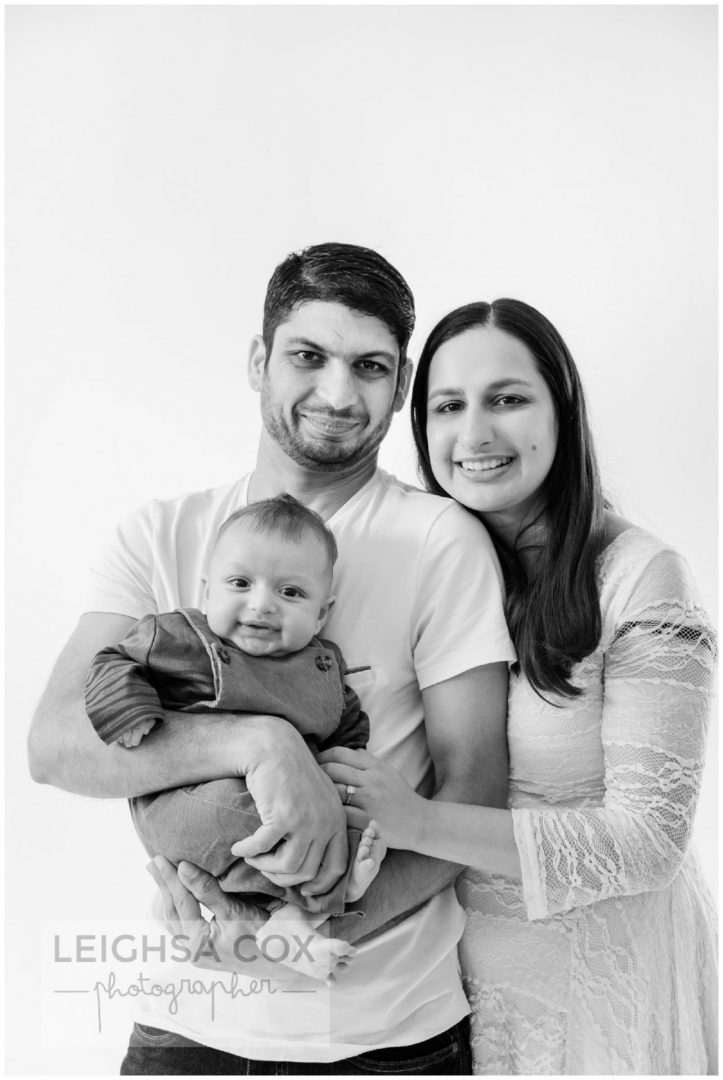 Portraits en studio noir et blanc