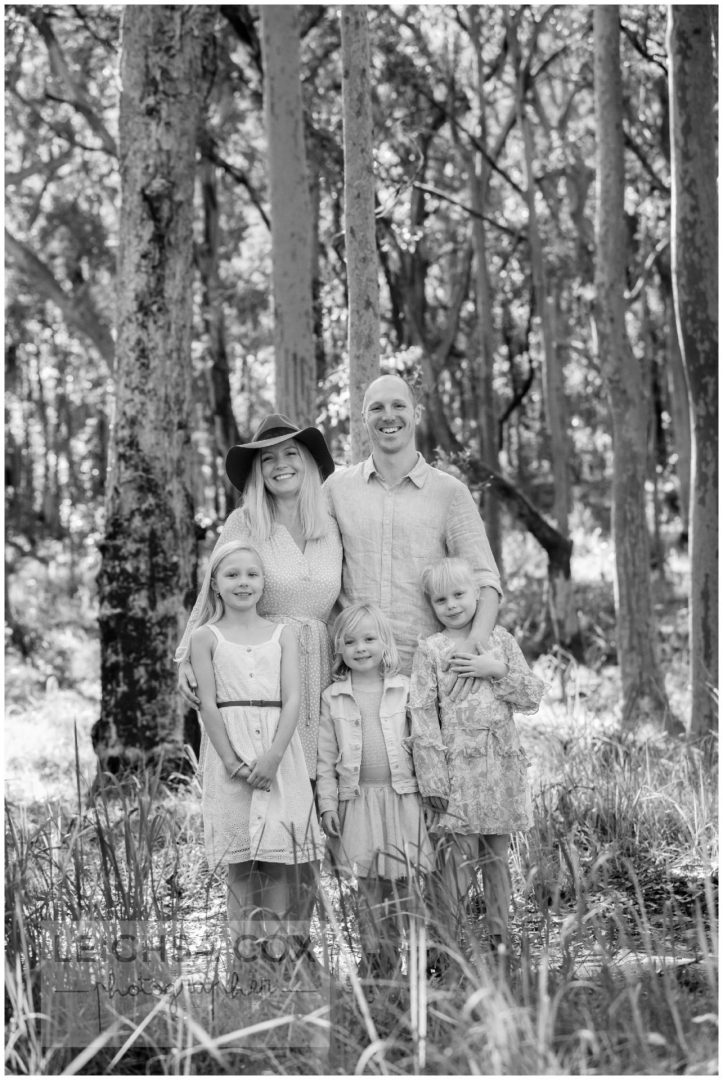 black and white bush portrait