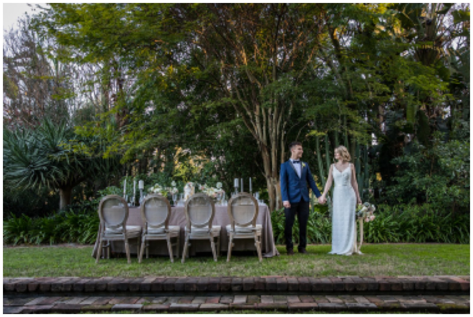 Photograph of Maitland bride, beautiful styled table