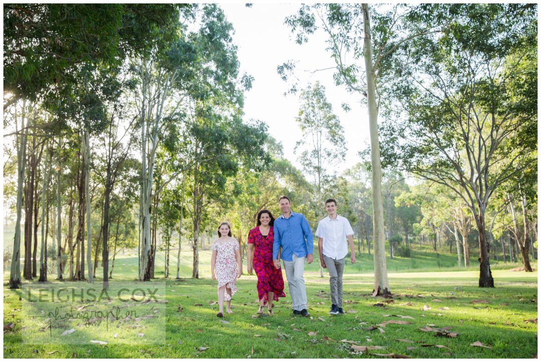 Family in the vines