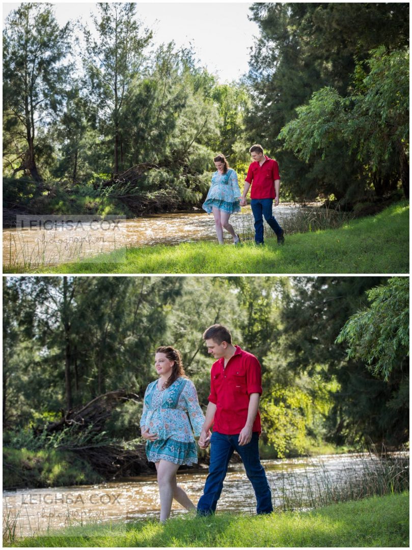 hunter river maternity session