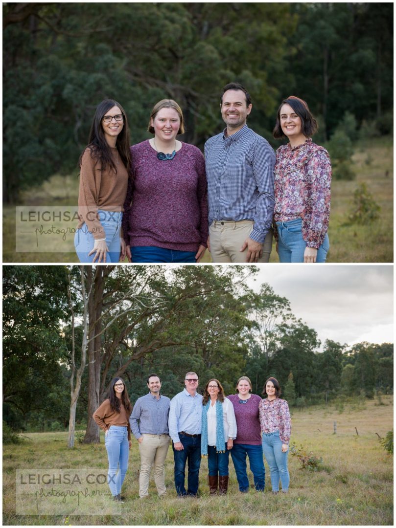 Whole family on the farm Maitland