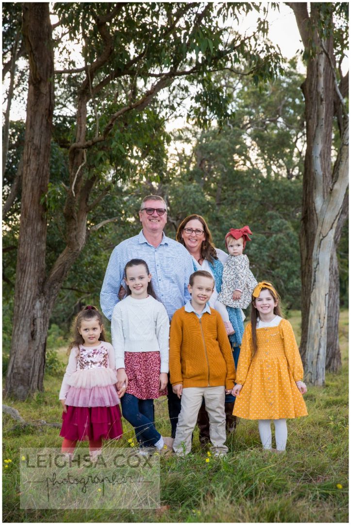 Whole family on the farm Maitland