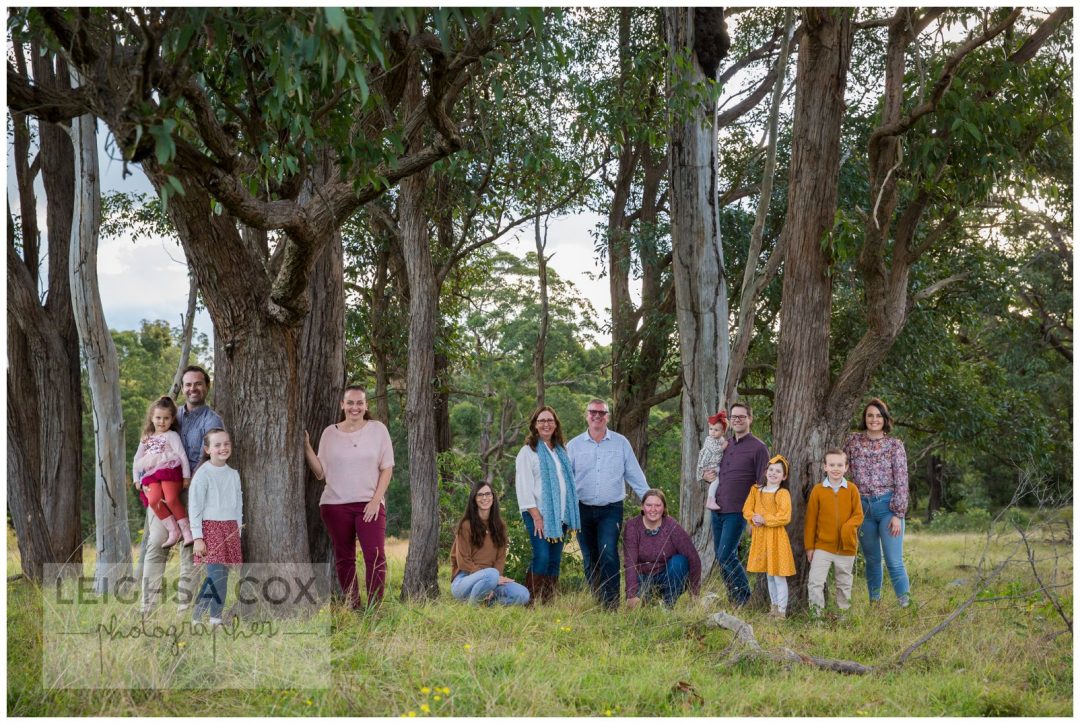 Whole family on the farm Maitland