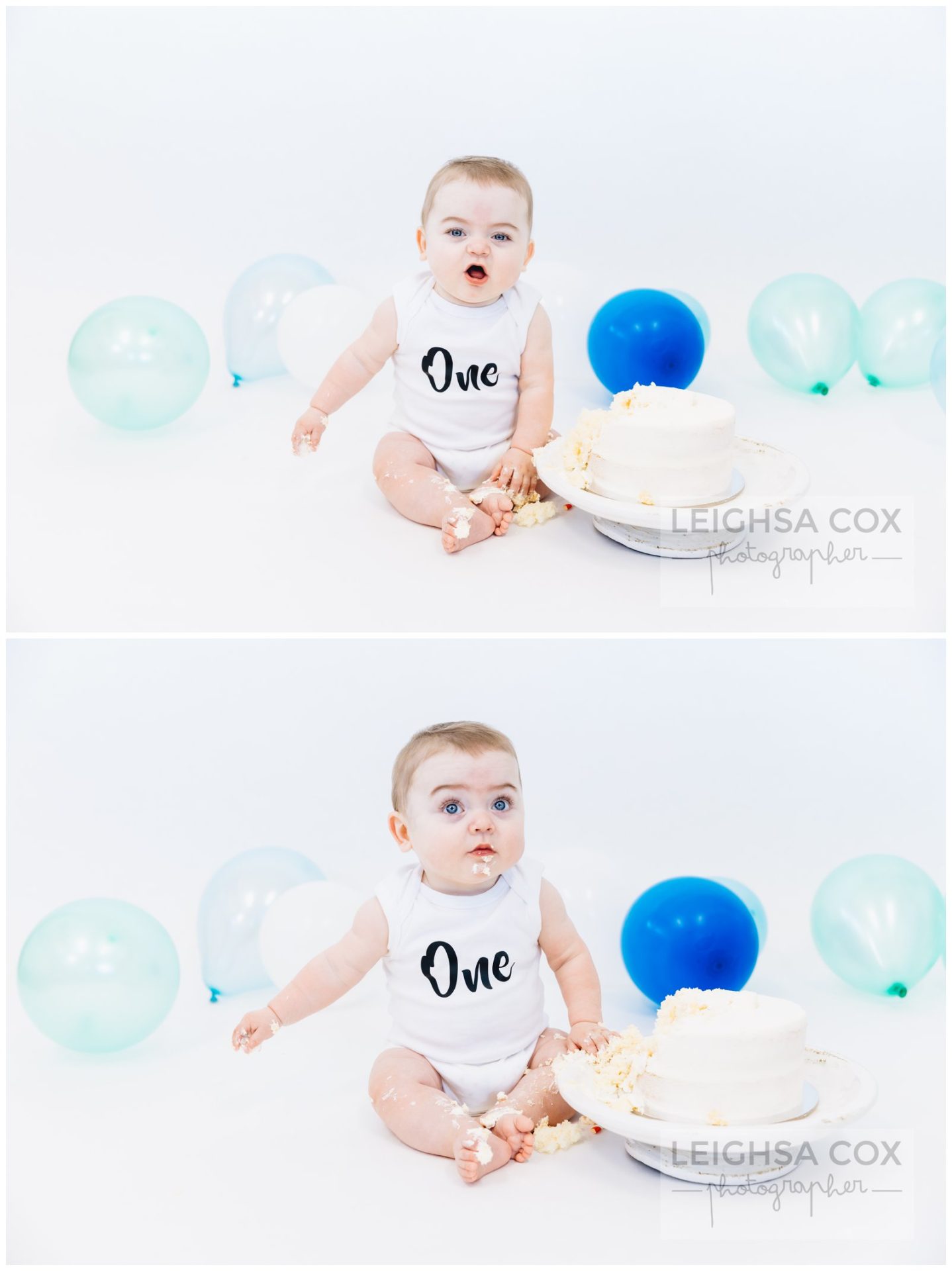 One Year old studio shoot