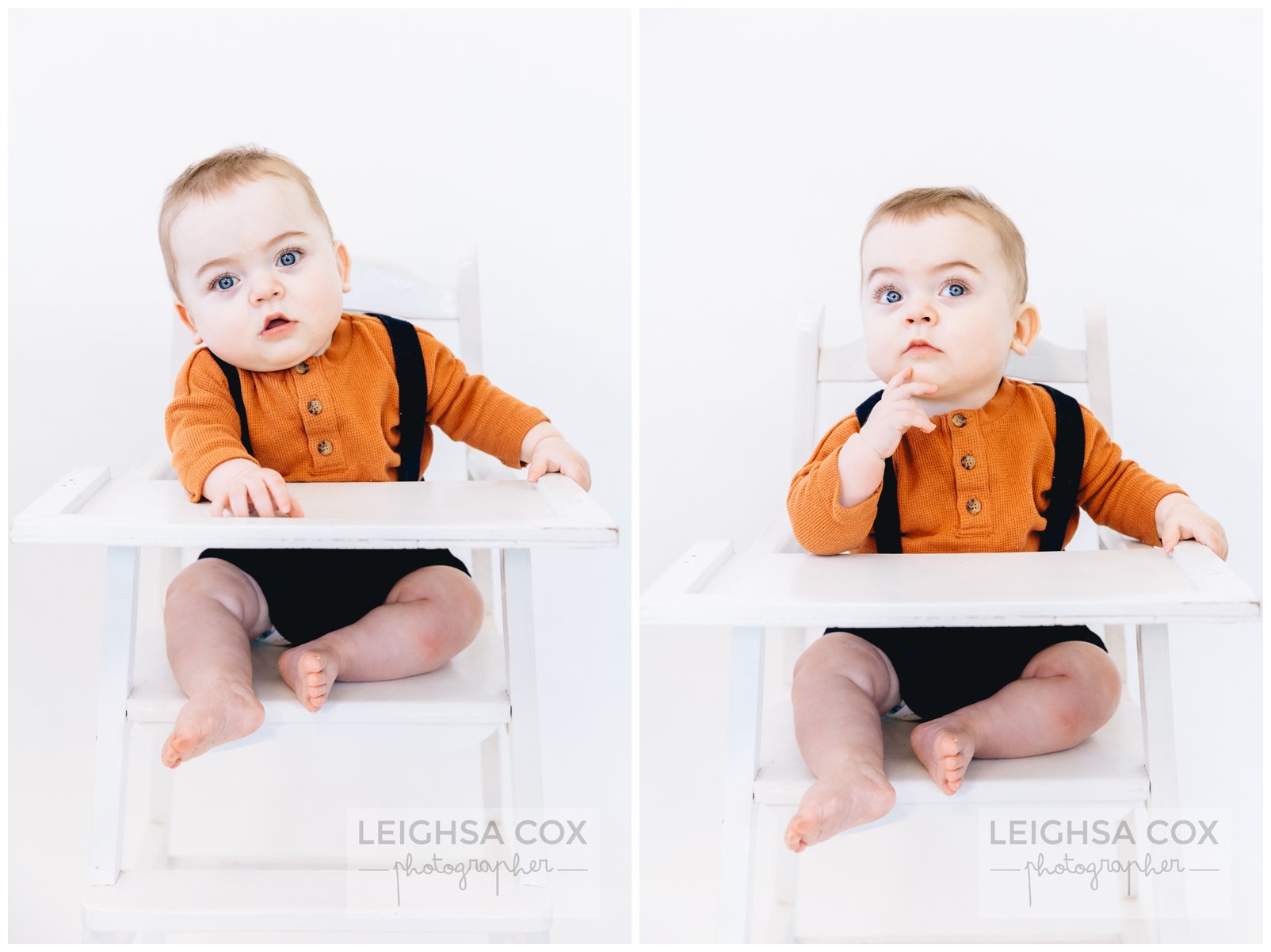 One Year old studio shoot