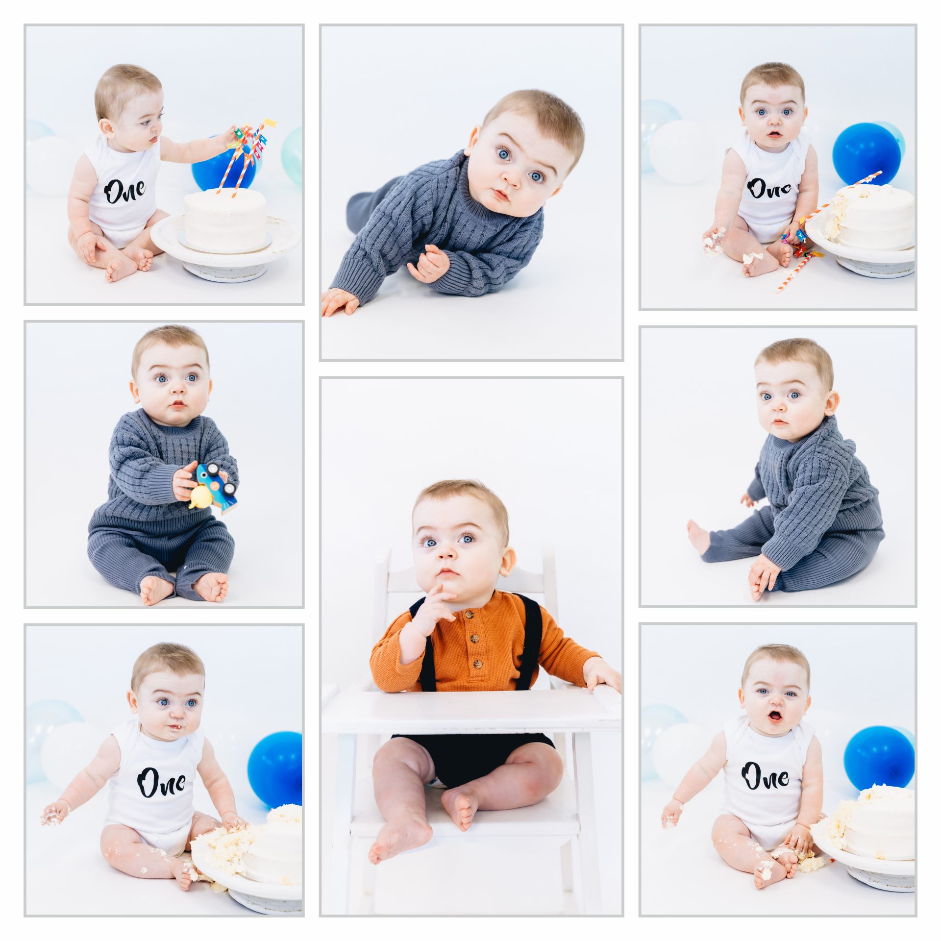 One Year old studio shoot