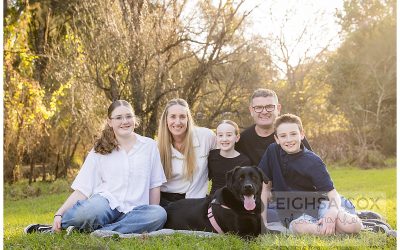 Family of five at Morpeth